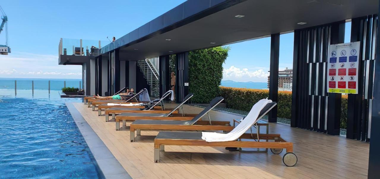 Amazing Infinity Pool Condo Next To The Beach パッタヤー エクステリア 写真